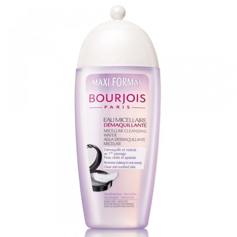 Bourjois EAU DEMAQUILLANTE micellaire мицеллярная вода для снятия макияжа с лица, освежающая, для всех типов кожи, 250 ml